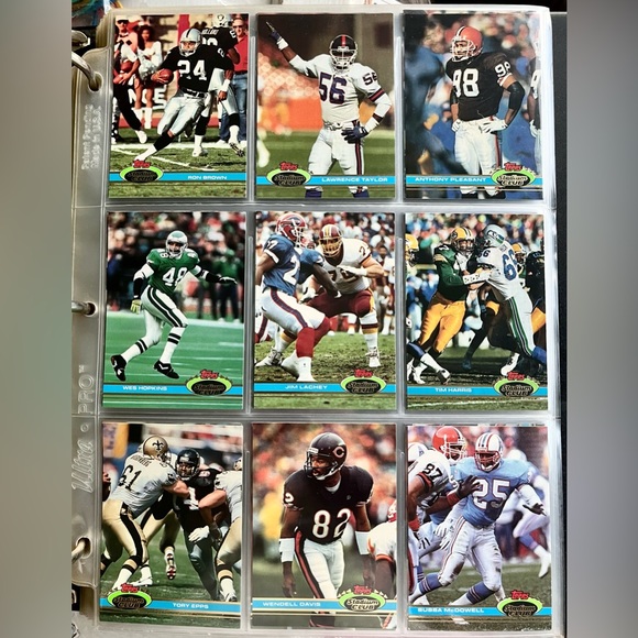 1991 Topps Stadium Club Football Complete Set - Picture 4 of 14